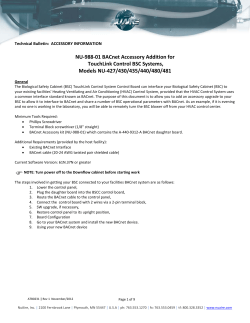 NU-988-01 BACnet Accessory Addition for TouchLink