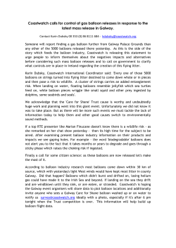 Coastwatch calls for control of gas balloon releases in response to
