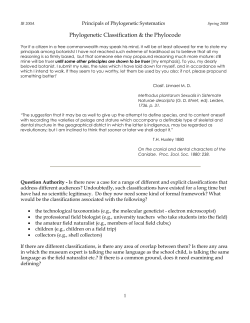 Systematic Paleontology Chapter [MSS]