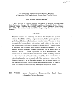The Relationship Between Transformation and