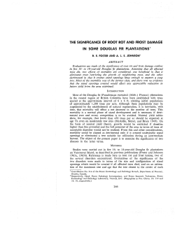 the significance of root rot and frost damage in some