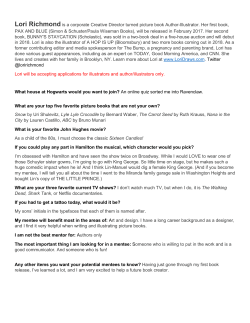 Lori Richmond is a corporate Creative Director turned picture book