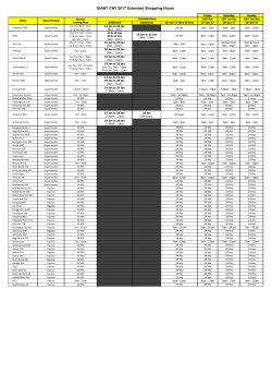 GIANT CNY 2017 Extended Shopping Hours