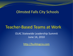 Olmsted Falls Presentation