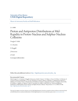 Proton and Antiproton Distributions at Mid