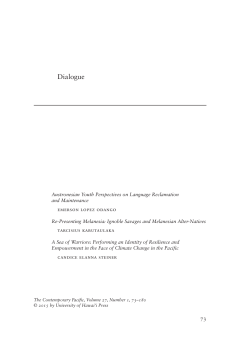 Dialogue - ScholarSpace