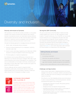 Diversity and Inclusion