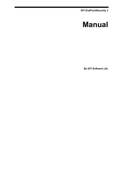 Manual - GFI Italia