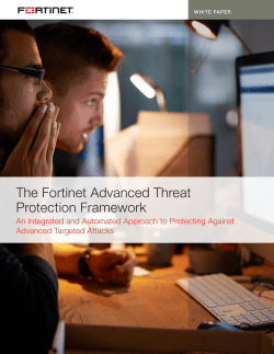 Advanced Threat Protection (ATP) Framework