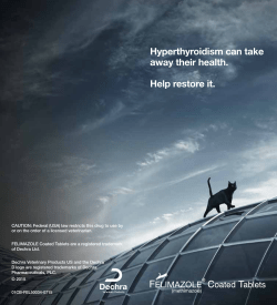 Hyperthyroidism can take away their health. Help restore it.