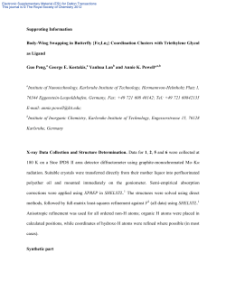 Compound 1 FeCl3&bull;6H2O (0 - Royal Society of Chemistry