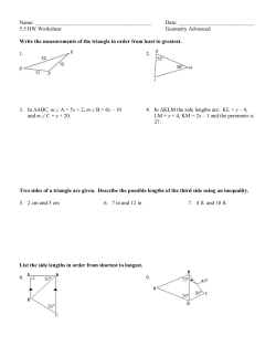 Name: Date: 5.5 HW Worksheet Geometry Advanced Write th