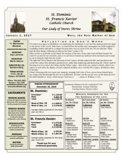 St. Dominic St. Francis Xavier