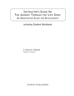 Journey Through the Life Span