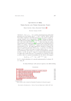 Quotients of MGL, Their Slices and Their Geometric Parts