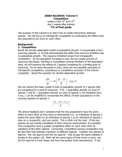 ( .1) dN K N rN eq dt K &minus; =