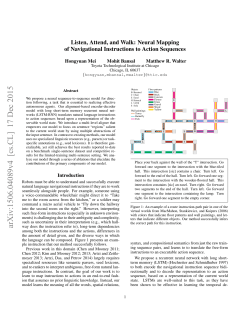 Listen, Attend, and Walk: Neural Mapping of Navigational