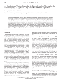 An Examination of Factors Influencing the Thermodynamics of