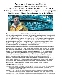 2006 Speaker Bios - Marine Biological Laboratory