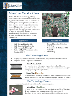 MesoGlue Info Page
