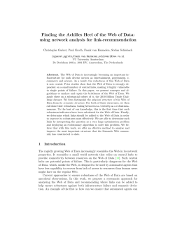 Finding the Achilles Heel of the Web of Data