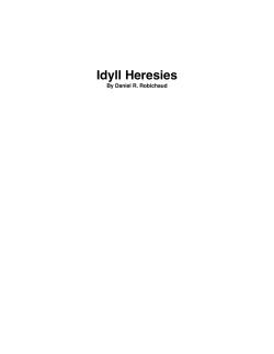 Idyll Heresies - Fantasy Flight Games