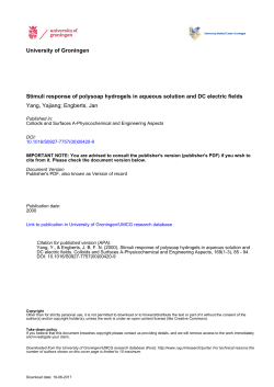 Stimuli response of polysoap hydrogels in aqueous solution