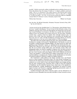 Jazz Age Jews, by Michael Alexander, The Historian 65