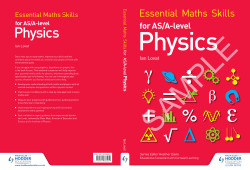 Physics sample chapter