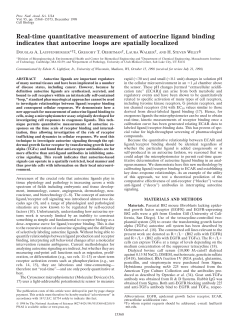 Real-time quantitative measurement of autocrine ligand