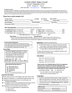 here - Good Spirit Bible Camp