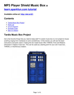 MP3 Player Shield Music Box