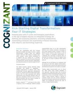 Kick-Starting Digital Transformation: Four IT Strategies