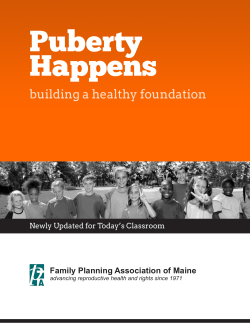 Puberty Happens Curriculum