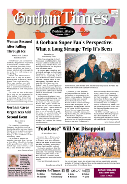 February 9, 2017 - The Gorham Times