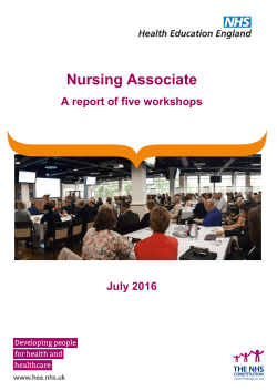 Nursing Associate - Health Education England