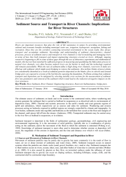Sediment Source and Transport in River Channels: Implications for