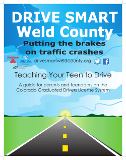 File - DRIVE SMART ​Weld County