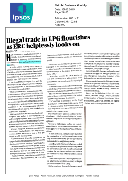 Illegal trade in LPG flourishes