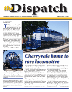 Cherryvale home to rare locomotive