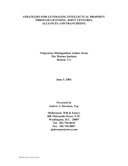 Strategies for leveraging intellectual property