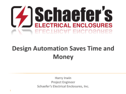 Design Automation Saves Time and Money