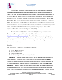 Preeclampsia 6-30-2015