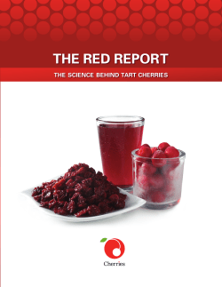 the red report - Cherry Marketing Institute