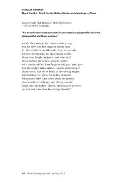 DOuGlAS KEARNEy Thank you But Don`t Buy My Babies