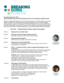 ALL DAY: Plastic Solution Pavilion (open to the public)