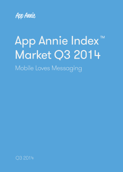 App Annie Index Market Q3 2014