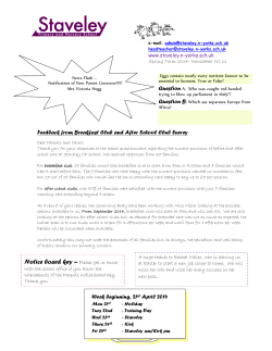 Notice board key &ndash; Please get in touch