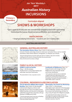 Curriculum aligned SHOWS