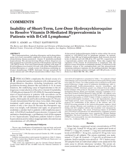 Inability of Short-Term, Low-Dose Hydroxychloroquine to Resolve